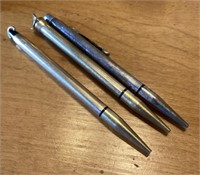 3 small Cross mechanical pencils