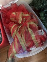 Rubbermaid Of Mesh Ribbon And Bows