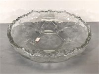 Pretty Glass Serving Bowl
