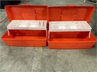 (2) 12in tackle boxes