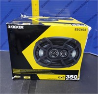 KICKER 2 3-Way 6"× 9" 350 Watt Speakers