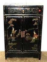 Asian Entry Cabinet with One Drawer