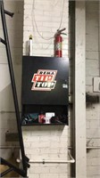 Rema Tip Top tire patch cabinet with cans