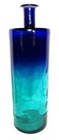 Blue Gradient Glass Vase