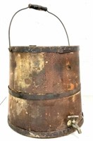 Antique Stagecoach Water Vessel With Brass Spicket