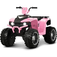 Uenjoy 12V Kids Ride On Car 4 Wheeler ATV