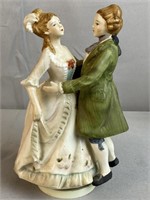 At The Ball Victorian Musical Porcelain Figurine