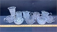 Assorted EAPG Glass & crystal (some chipping). NO