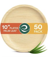 ECO SOUL 100% COMPOSTABLE 10 INCH ROUND PALM LEAF