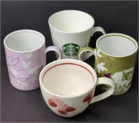 Starbucks Coffee Mug Collection x 4