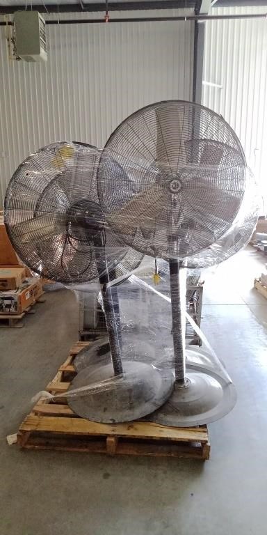 (4) Oscillating Pedestal Fans