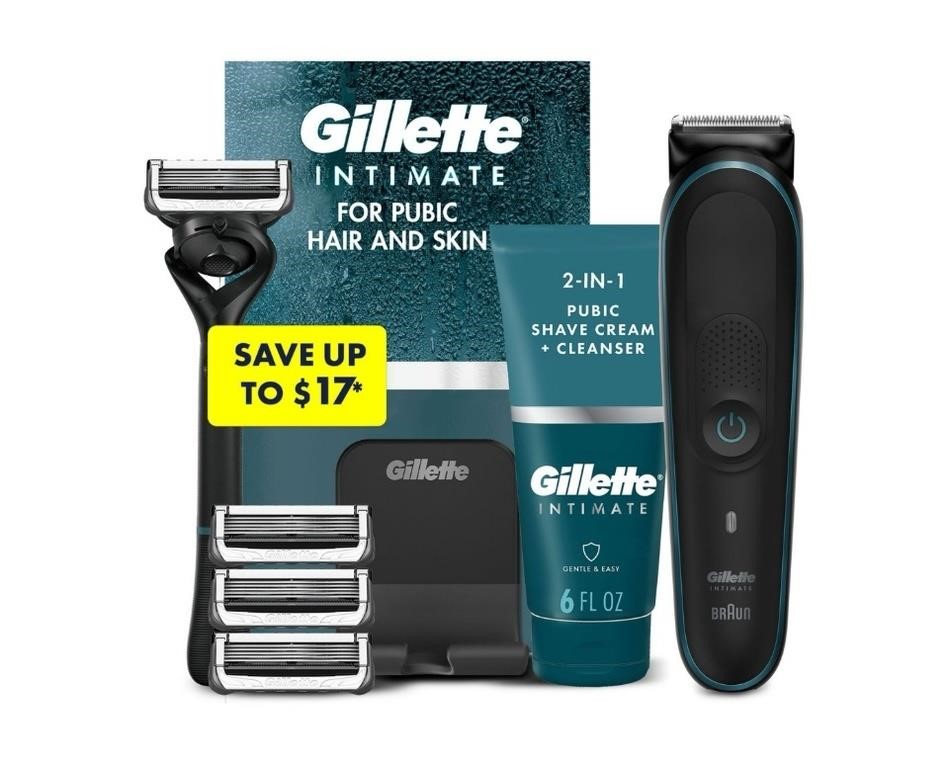 Gillette Intimate Men's Pubic Hair Grooming Kit