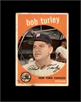 1959 Topps #60 Bob Turley P/F to GD+