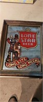 Lone star beer long live long next mirror