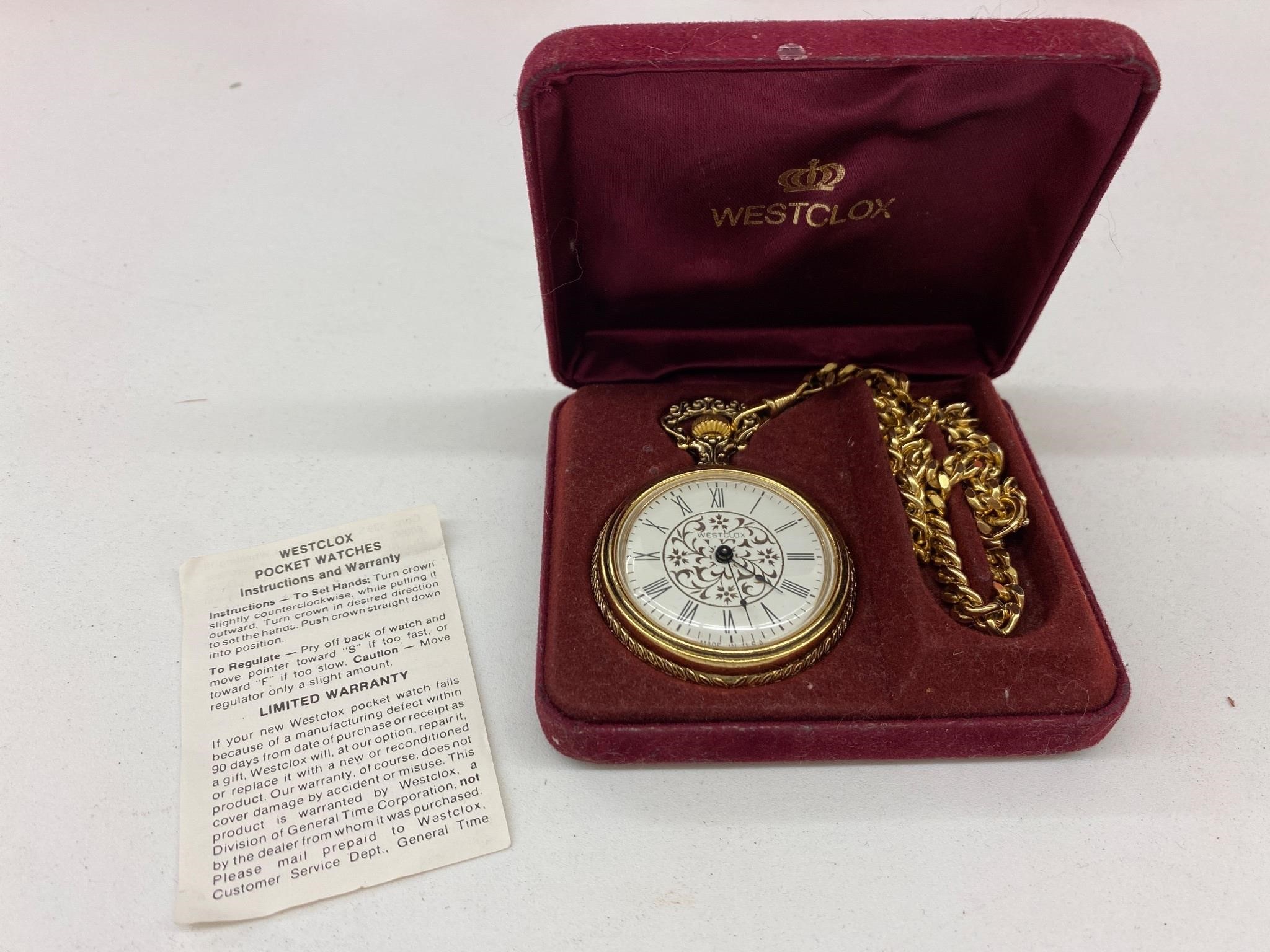 Westclox pocket watch not tested