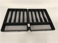 2PCS RUBBERMAID LARGE CUTLEY TRAY