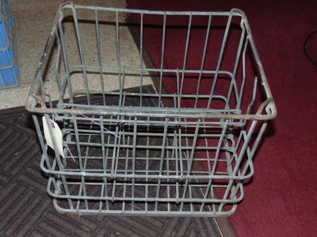 Metal Milk Crate