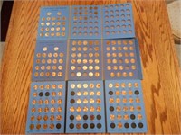 3 - PARTIAL LINCOLN PENNY SETS IN WHITMAN FOLDERS