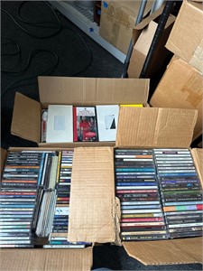 CDs and vhs