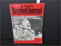 1947 THE AMERICAN HEREFORD JOURNAL BOOK