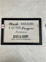 JESUS&GERMS SIGN