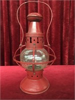 Vintage Porch Light Oil Lantern - 8.25"dia