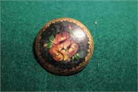 Vintage Floral Pattern Pin