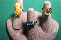Collection of Rings Size 5 12, 7 & 8