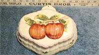 Vintage Ceramic Jello Mold Apples