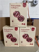 Lot of 3 pomegranate collagen jelly sticks