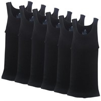 Hanes Mens ComfortSoft 6 Pack FreshIQ Tagless A-Sh