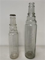 2 x ESSOLUBE Oil Bottles Inc Pint & Quart