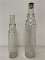 2 x ESSO Oil Bottles Inc. Pint & Quart