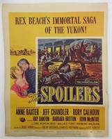 The Spoilers Jesse Hibbs 1956 Window Card Poster