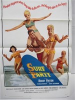 Surf Party 1964 Tri-Fold Movie-Poster/Bobby Vinton