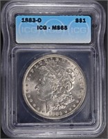 1883-O MORGAN DOLLAR ICG MS65