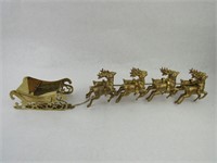 Sleigh and Reindeer Ornaments