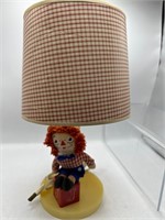 Vintage Raggedy Andy  lamp