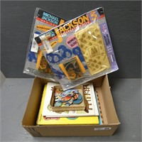 Early Playskool Puzzles & Michael Jackson Gloves