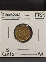 1989 Singapore coin