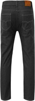 Mens Slim Denim (38 Black)