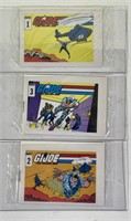 1985 Sealed GI Joe Marvel Comics Cards 1, 2, 3