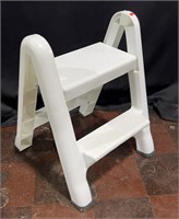 Folding Plastic Step Stool - 2 Steps