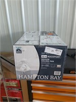 Hampton Bay Rockport 52 in. Indoor LED Matte White