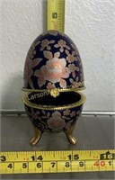 Painted Egg 4" tall that opens