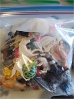 Bag W/Dino, Animal, Horse Toys