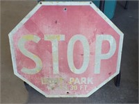 Retro Metal Stop Sign