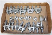 10 Big & 6 Small Cable Clamps & Shut Off Valve
