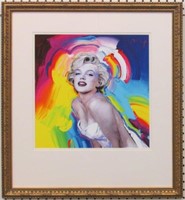 Marilyn Monroe Giclee By Peter Max