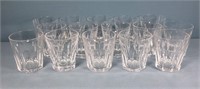 (15) Waterford Crystal "Sheila" Rocks Glasses